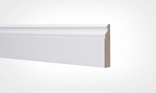 4" Pre-primed Ogee Skirting per m