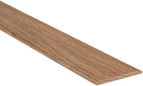 Solid Oak Unfinished Flat Cover Strip 2.7m