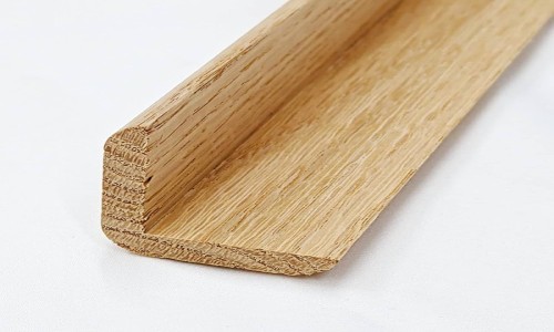 Solid Oak Unfinished Stair Nose 0.9m