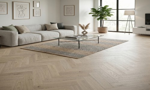 Aqua Deluxe Aged Wharf Herringbone SPC