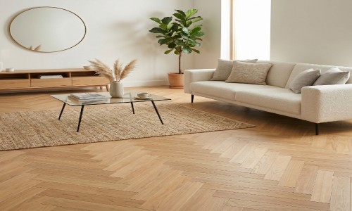Aqua Deluxe Golden Dune Herringbone SPC