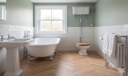 Aqua Deluxe Pro Refined Fawn Herringbone SPC