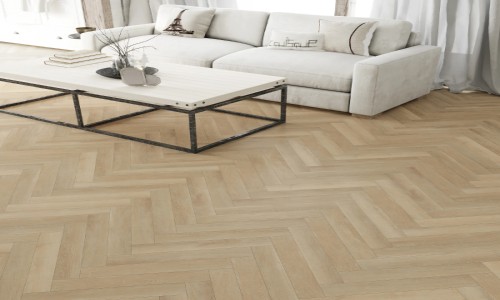Blonde Oak Studio Designs Herringbone 164 2.5mm LVT Flooring
