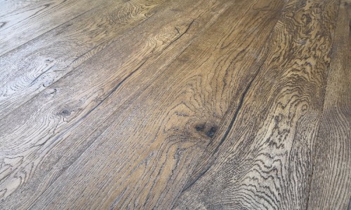 Antique Distressed Brushed Brown Multiply Engineered Wood Flooring