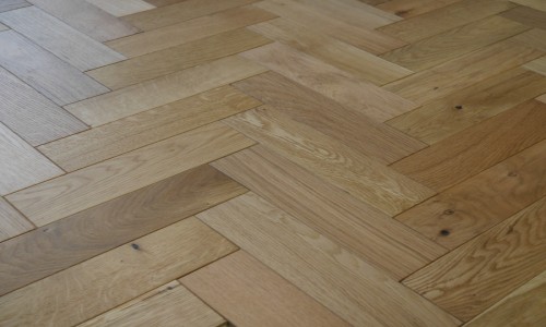 Natural Herringbone Engineered Wood Flooring