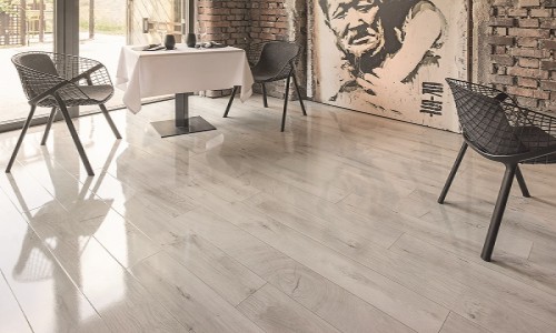 Lucent Arctic Ice High Gloss 8mm Laminate Flooring