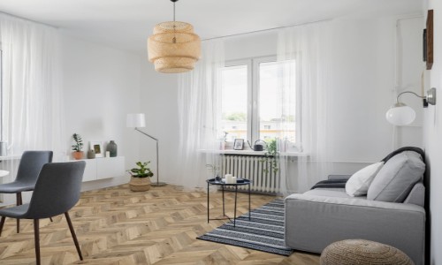 Belhurst Manor Oak Chevron 8mm Laminate Flooring
