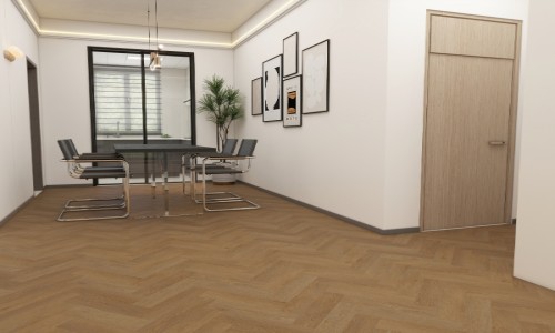 Opulenza Caskwood Herringbone LVT Flooring