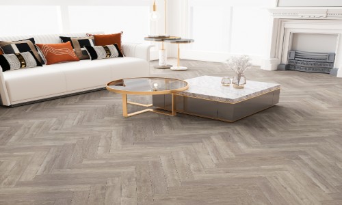 County Oak Herringbone Studio Designs 2.5mm LVT Flooring