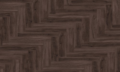 Dark Umber Herringbone Studio Designs 2.5mm LVT Flooring