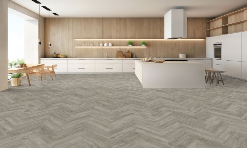Fascino Clouded Timber Herringbone LVT Flooring