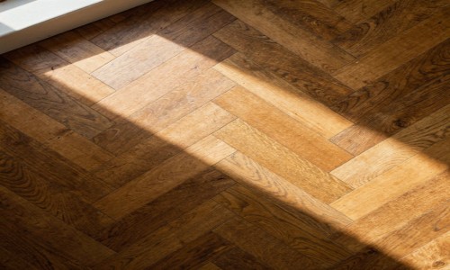 OakForm Herringbone Classic Honey Oak