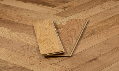 OakForm Herringbone Classic Natural Brushed & UV Lacquered